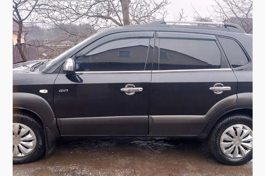 Hyundai Tucson JM 2004- Fensterrahmen Zierleisten Edelstahl (4 Stk) Image