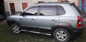 Hyundai Tucson JM 2004- Chrom Türgriffblenden (4 Stk, Edelstahl) Foto 3