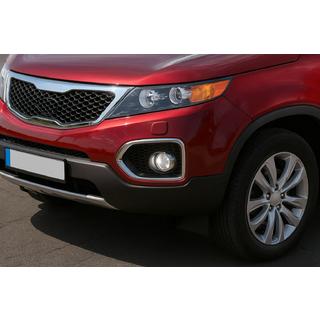 Nebelscheinwerfer Blenden 2010-2013 (2 Stk., Edelstahl) Kia Sorento II XM 2009-2014 Foto 1