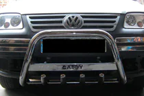 Volkswagen Caddy 2004-2010 Frontbügel WT003 (Edelstahl) Foto 5