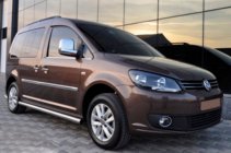 Volkswagen Caddy 2010-2015 Seitliche Rohre BB001 (2 Stk., Edelstahl) Foto 1