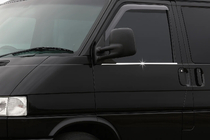 Volkswagen T4 Transporter 1990-2003 Fensterzierleisten außen (2 Stk., Edelstahl) Foto 1