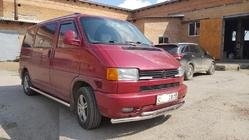 Volkswagen T4 Transporter 1990-2003 Front Doppelbügel ST014 (Edelstahl) Foto 5