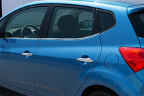 Kia Venga 2010-2019 Fensterzierleisten Edelstahl (4 Stk.) Foto 1
