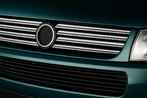 Volkswagen T4 Caravelle/Multivan 1990–2003 Chrom Kühlergrill Blenden Schräghaube (8 Stk., Edelstahl) Carmos - Türkischer Edelstahl Foto 1