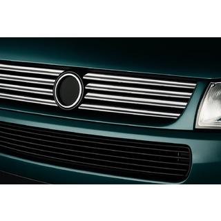 Chrom Kühlergrill Blenden Schräghaube (8 Stk., Edelstahl) Volkswagen T4 Caravelle/Multivan 1990–2003 Foto 1