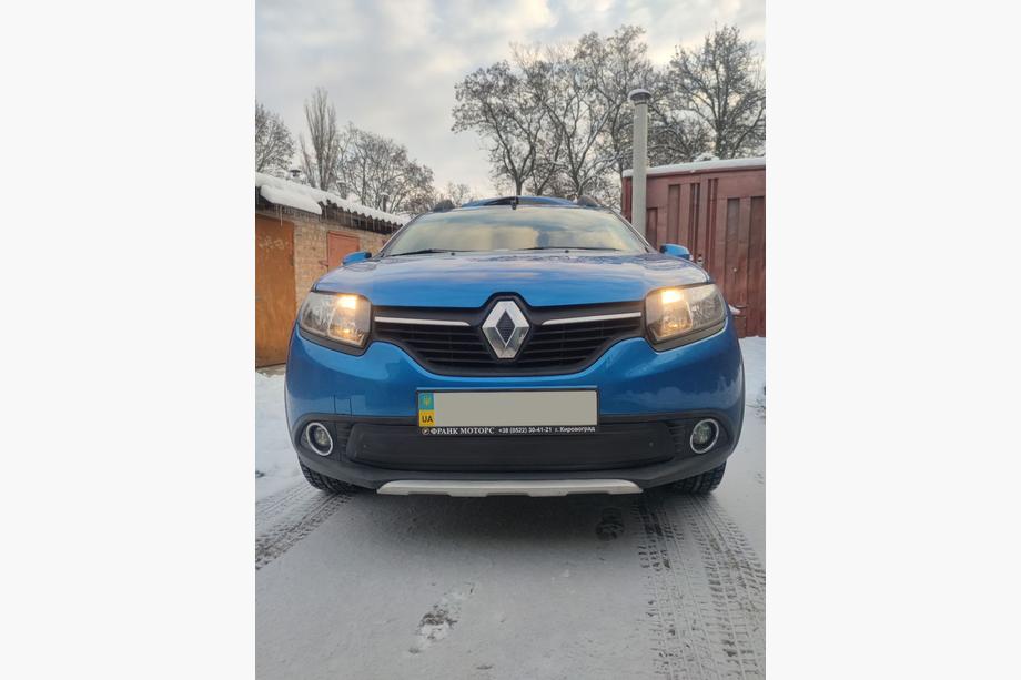 Renault Sandero 2013-2022 Winter-Unterabdeckung für Kühlergrill (2013-2017) glänzend Foto 3