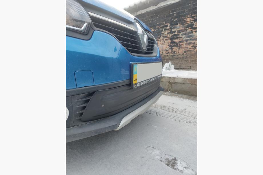 Renault Logan II 2013-2022 Winter Kühlergrill Abdeckung unten (2013-2015) glänzend Foto 5