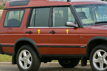 Land Rover Discovery II 1998-2004 Fensterzierleisten Edelstahl (4 Stk.) Foto 1