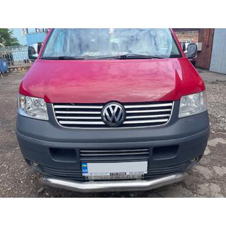 Chrom Grillleisten Abdeckung (8 Streifen, Edelstahl) Volkswagen T5 Transporter 2003-2010 Foto 3