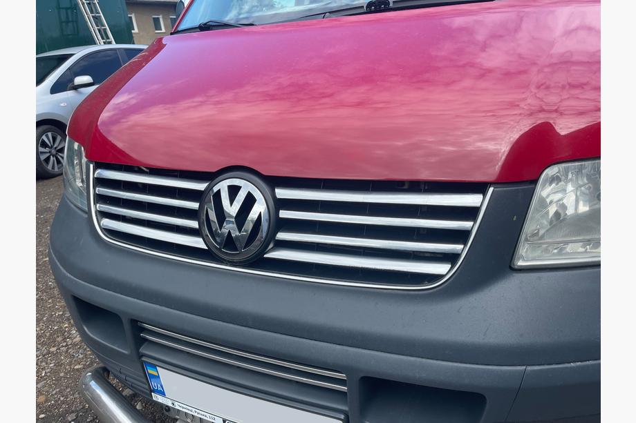 Volkswagen T5 Transporter 2003-2010 Chrom Grillleisten Abdeckung (8 Streifen, Edelstahl) OmsaLine - Italienischer Edelstahl Foto 2