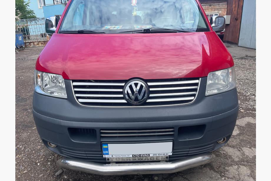 Volkswagen T5 Transporter 2003-2010 Chrom Grillleisten Abdeckung (8 Streifen, Edelstahl) OmsaLine - Italienischer Edelstahl Foto 3