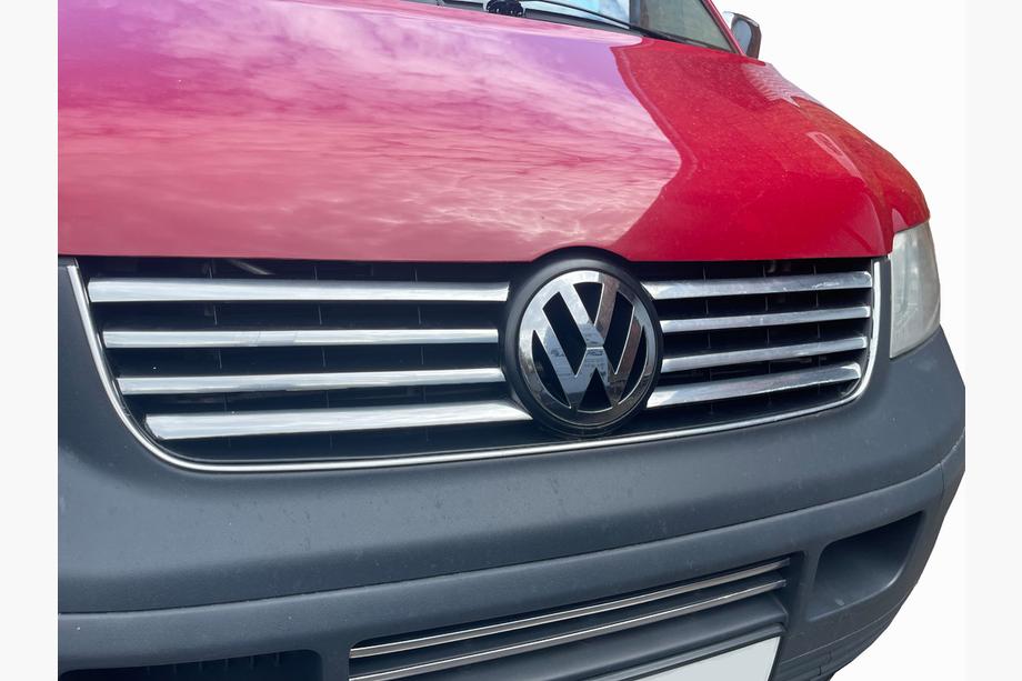 Volkswagen T5 Transporter 2003-2010 Chrom Grillleisten Abdeckung (8 Streifen, Edelstahl) Image