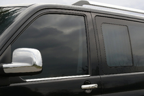 Volkswagen T5 Transporter 2003-2010 Fensterrahmen Blenden (2 Stk., Edelstahl) Foto 1