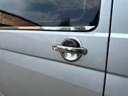 Volkswagen T5 Transporter 2003-2010 Fensterrahmen Blenden (2 Stk., Edelstahl) Foto 3