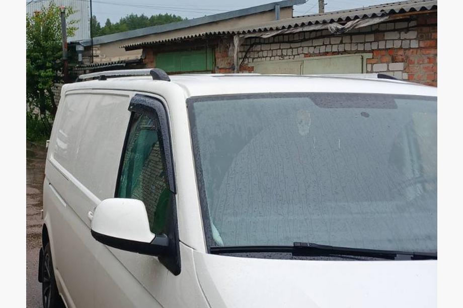 Volkswagen T5 Transporter 2003-2010 Dachreling Chrom Kurzbasis, Metallfüße Foto 6