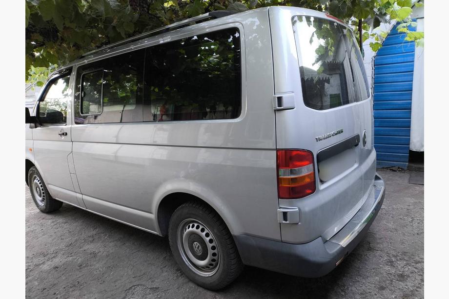 Volkswagen T5 Transporter 2003-2010 Dachreling Chrom Kurzbasis, Metallfüße Foto 14