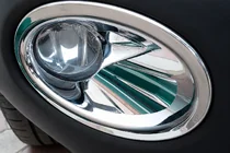 Nissan Qashqai 2010-2014 Nebelscheinwerfer Blenden mit Vertiefung (2 Stk, Kunststoff) Foto 4