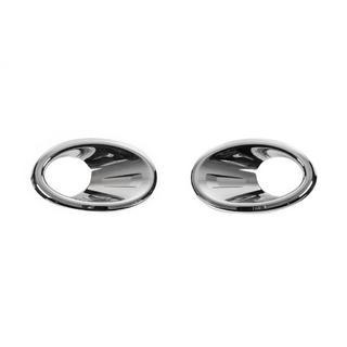 Nebelscheinwerfer Blenden mit Vertiefung (2 Stk, Kunststoff) Nissan Qashqai 2010-2014 Foto 2
