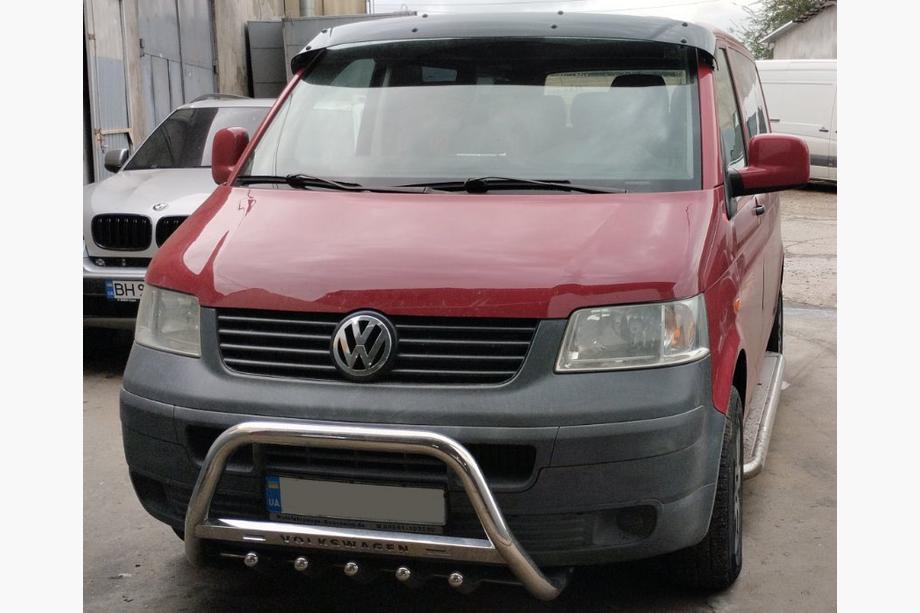 Volkswagen T5 Transporter 2003-2010 Frontbügel WT003 (Edelstahl) 60mm, mit Schriftzug Foto 7