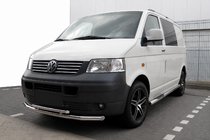 Volkswagen T5 Transporter 2003-2010 Frontschutzbügel ST014 (Edelstahl) 60 x 60mm Foto 1