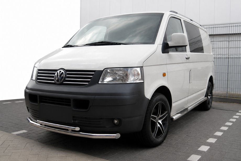 Volkswagen T5 Transporter 2003-2010 Frontschutzbügel ST014 (Edelstahl) 60 x 60mm Image