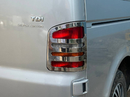 Volkswagen T5 Multivan 2003–2010 Chrom Blenden für Rückleuchten (2 Stk., Edelstahl) 2 Türen, OmsaLine - Italienischer Edelstahl Foto 2