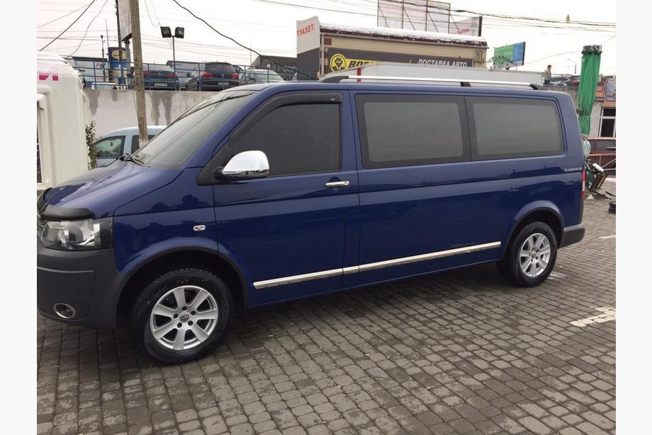 Volkswagen T5 Multivan 2003–2010 Türleisten Edelstahl Chrom 1 Tür, Kurz, OmsaLine - Italienischer Edelstahl Foto 3