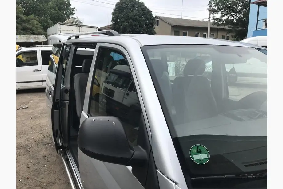 Volkswagen T5 Multivan 2003–2010 Dachreling Chrom Foto 2