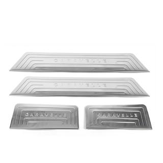 Einstiegsleisten Abdeckungen innen (Omsa, Edelstahl) Volkswagen T5 Caravelle 2004-2010 Foto 3