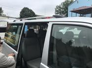 Volkswagen T5 Caravelle 2004-2010 Dachreling Chrom Lange Basis, Kunststofffüße Foto 2