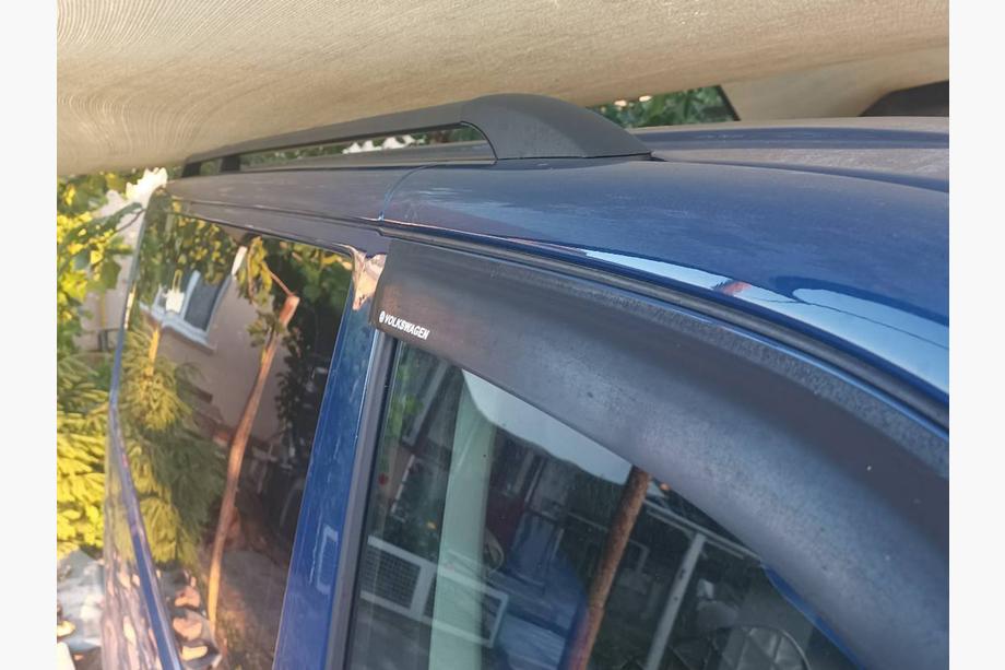 Volkswagen T5 Caravelle 2004-2010 Dachreling Schwarz Lange Basis, Kunststofffüße Foto 18