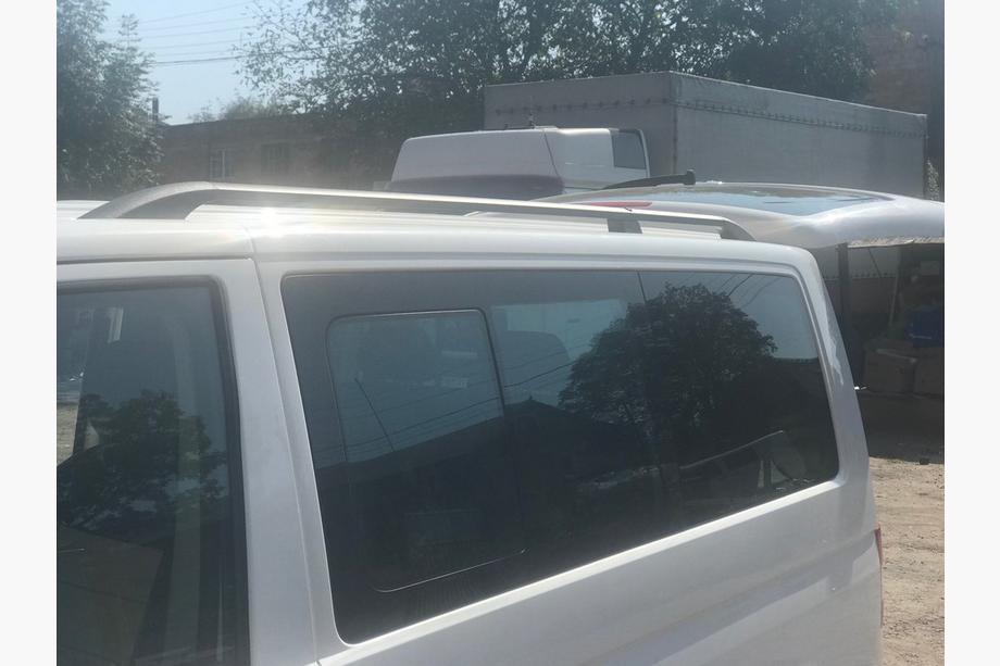 Volkswagen T5 Caravelle 2004-2010 Dachreling Schwarz Lange Basis, Kunststofffüße Foto 9