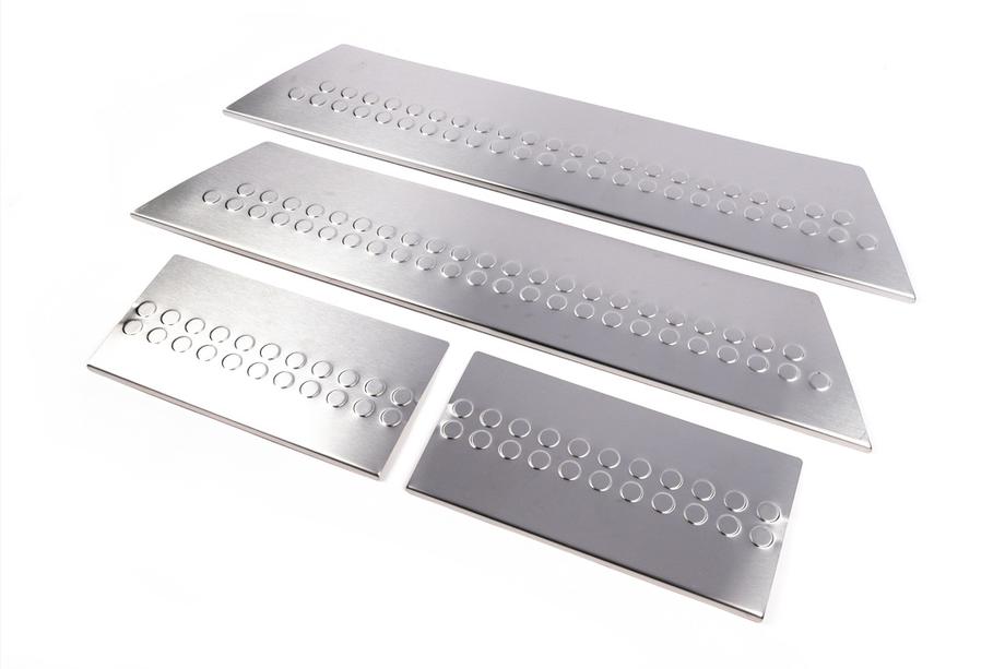 Volkswagen T5 2010-2015 Einstiegsleisten innen Carmos Edelstahl 3-Türer, Caravelle Foto 4