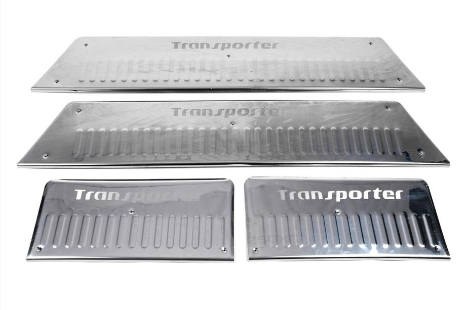 Volkswagen T5 2010-2015 Einstiegsleisten innen Carmos Edelstahl 3-Türer, Caravelle Foto 5