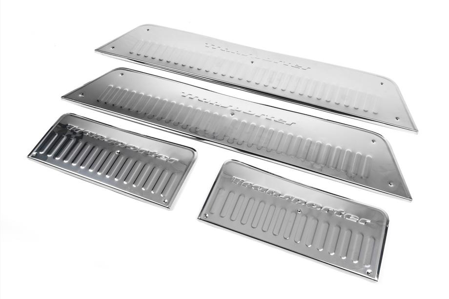 Volkswagen T5 2010-2015 Einstiegsleisten innen Carmos Edelstahl 3-Türer, Caravelle Foto 3