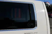 Volkswagen T5 2010-2015 Fensterzierleisten komplett (14-tlg, Edelstahl) Foto 2
