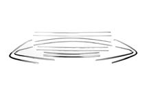 Opel Astra J 2009-2015 Komplette Fensterumrandung (HB, 12-tlg, Edelstahl) Foto 2