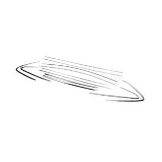 Komplette Fensterumrandung (HB, 12-tlg, Edelstahl) Opel Astra J 2009-2015 Foto 3