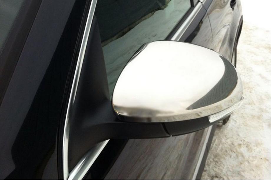 Volkswagen Tiguan 2007-2016 Spiegelabdeckungen (2 Stk., Edelstahl) OmsaLine - Italienischer Edelstahl Foto 4