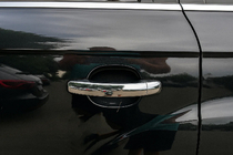 Volkswagen Touareg 2002–2010 Chrom Türgriffblenden (4 Stk, Edelstahl) Ohne Tasten, Carmos - Türkischer Stahl Foto 5