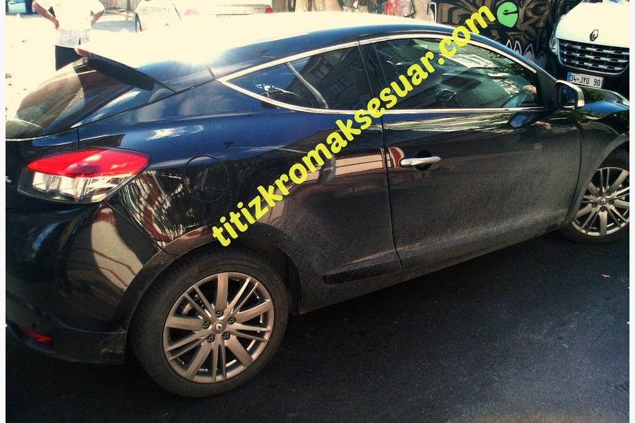 Renault Megane III 2009-2016 Fensterzierleisten oben (HB, 6 Stk, Edelstahl) Foto 3