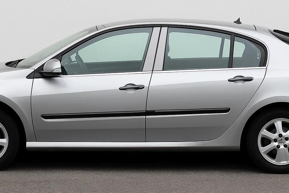 Renault Laguna 2007-2015 Edelstahl Türsäulen Zierleisten (4 Stk) Image