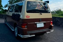 Volkswagen T4 Transporter 1990-2003 Hintere doppelte Eckschutzrohre AK003-Double (2 Stk., Edelstahl) Foto 7