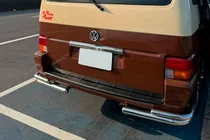 Volkswagen T4 Transporter 1990-2003 Hintere doppelte Eckschutzrohre AK003-Double (2 Stk., Edelstahl) Foto 10
