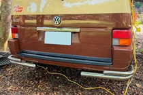 Volkswagen T4 Transporter 1990-2003 Hintere doppelte Eckschutzrohre AK003-Double (2 Stk., Edelstahl) Foto 15