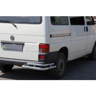 Hintere doppelte Eckschutzrohre AK003-Double (2 Stk., Edelstahl) Volkswagen T4 Transporter 1990-2003 Foto 2