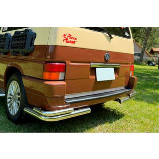Hintere doppelte Eckschutzrohre AK003-Double (2 Stk., Edelstahl) Volkswagen T4 Transporter 1990-2003 Foto 1