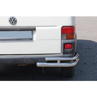 Hintere doppelte Eckschutzrohre AK003-Double (2 Stk., Edelstahl) Volkswagen T4 Caravelle/Multivan 1990–2003 Foto 2