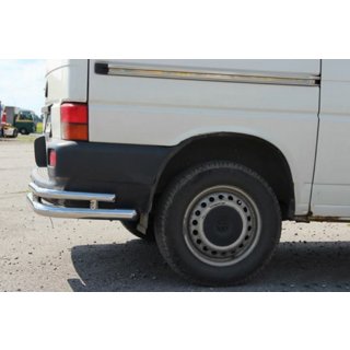 Hintere doppelte Eckschutzrohre AK003-Double (2 Stk., Edelstahl) Volkswagen T4 Caravelle/Multivan 1990–2003 Foto 3